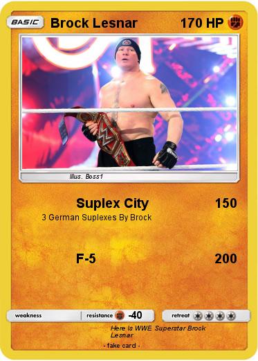 Pokemon Brock Lesnar