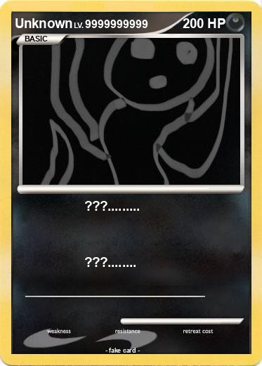 Pokemon Unknown