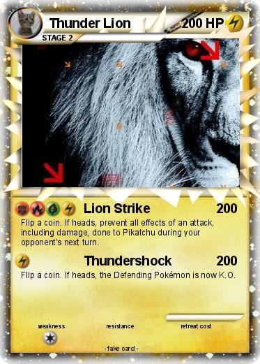 Pokemon Thunder Lion