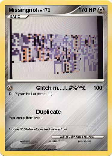 Pokemon Missingno!