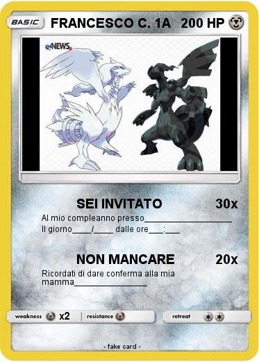 Pokemon FRANCESCO C. 1A