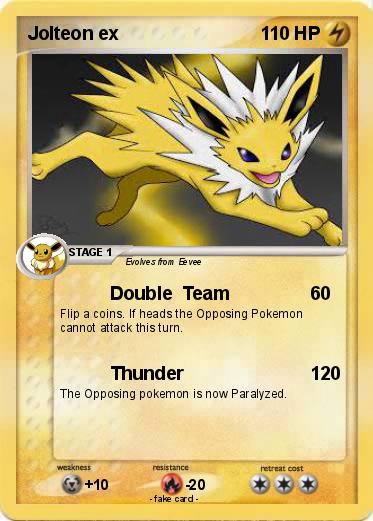 Pokemon Jolteon ex