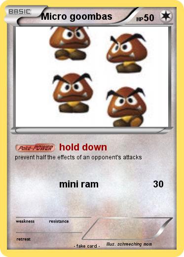 Pokemon Micro goombas