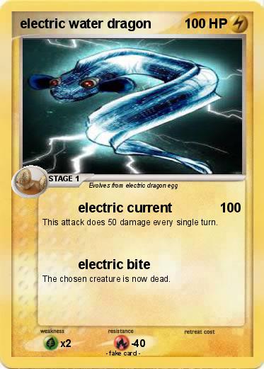 Pokemon electric water dragon