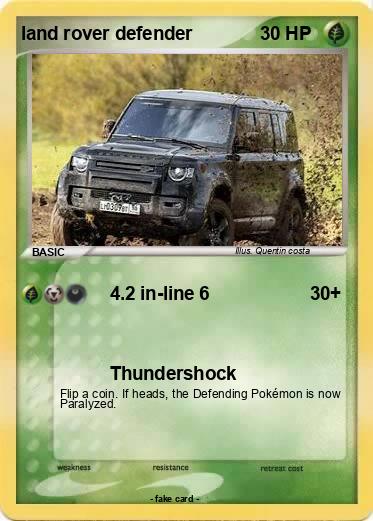 Pokemon land rover defender