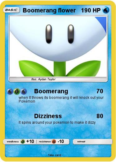 Pokemon Boomerang flower