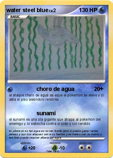 Pokemon water steel blue