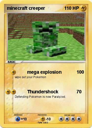 Pokemon minecraft creeper