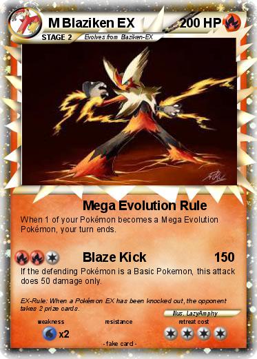 Pokemon M Blaziken EX