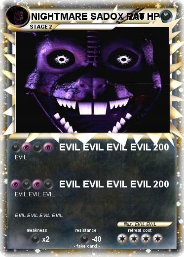 Pokemon NIGHTMARE SADOX RAT