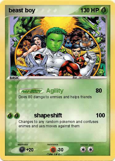 Pokemon beast boy
