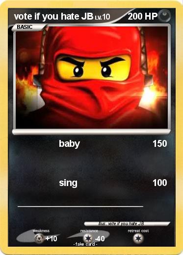 Pokemon vote if you hate JB