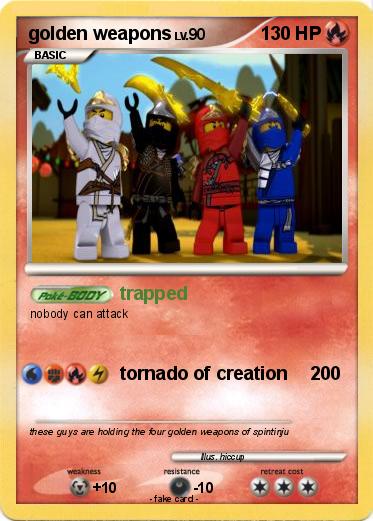 Pokemon golden weapons