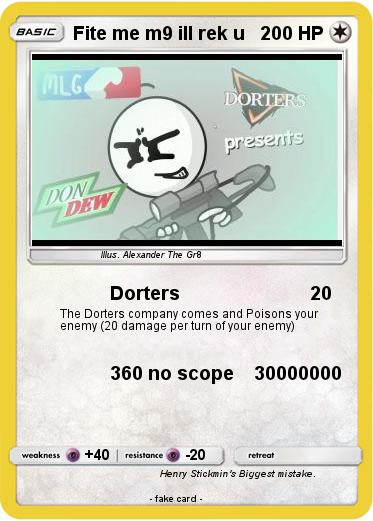 Pokemon Fite me m9 ill rek u