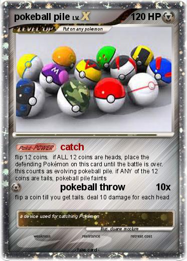 Pokemon pokeball pile