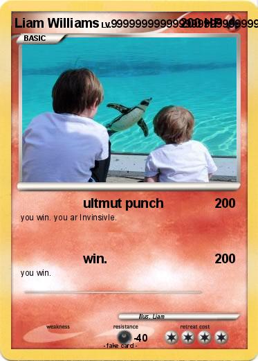 Pokemon Liam Williams