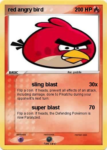 Pokemon red angry bird