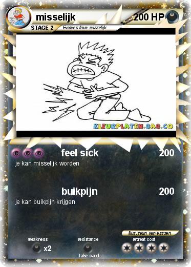 Pokemon misselijk