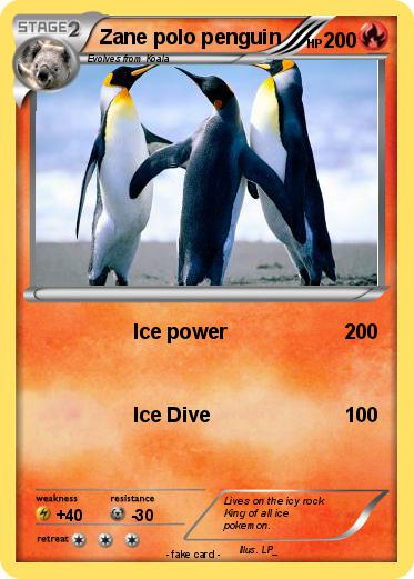 Pokemon Zane polo penguin