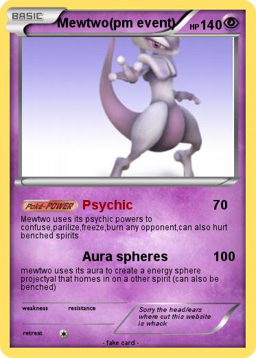 Pokemon Mewtwo(pm event)
