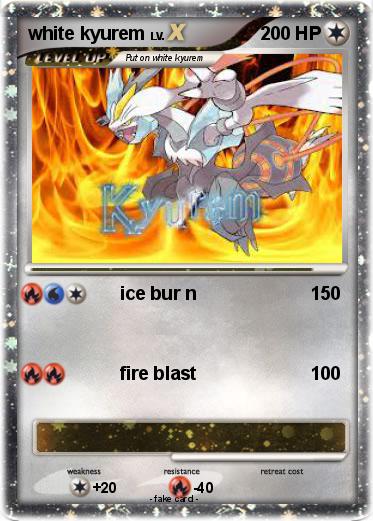 Pokemon white kyurem