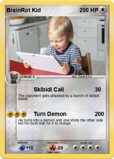 Pokemon BrainRot Kid