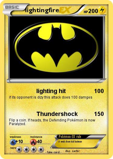 Pokemon lightingfire