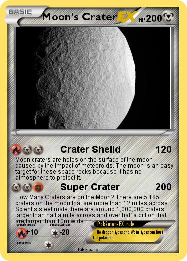 Pokemon Moon's Crater
