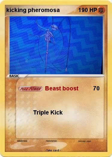 Pokemon kicking pheromosa