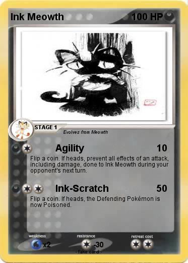 Pokemon Ink Meowth