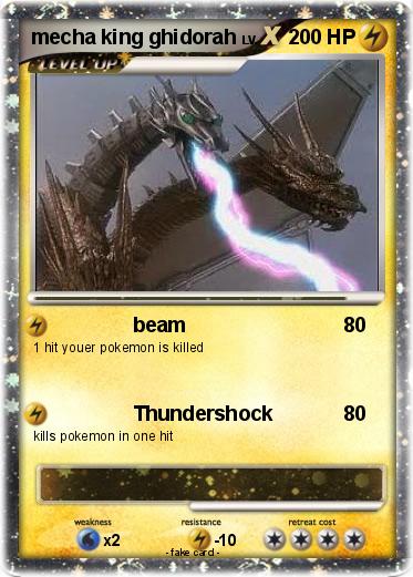Pokemon mecha king ghidorah