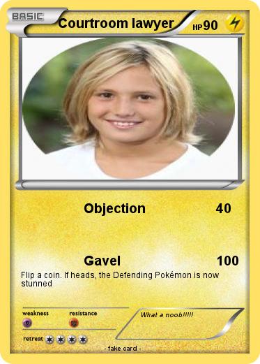 Pokemon Courtroom lawyer