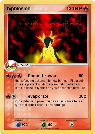 Pokemon typhlosion