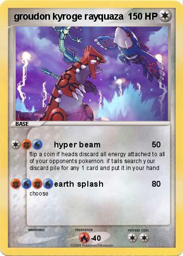 Pokemon groudon kyroge rayquaza