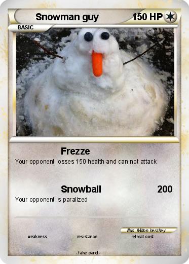 Pokemon Snowman guy