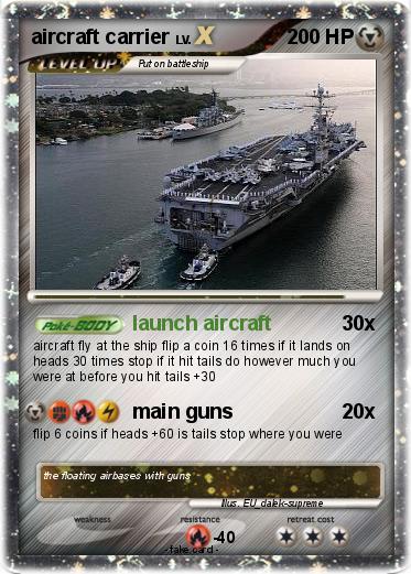 Pokemon aircraft carrier
