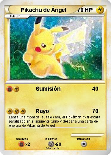 Pokemon Pikachu de Ángel