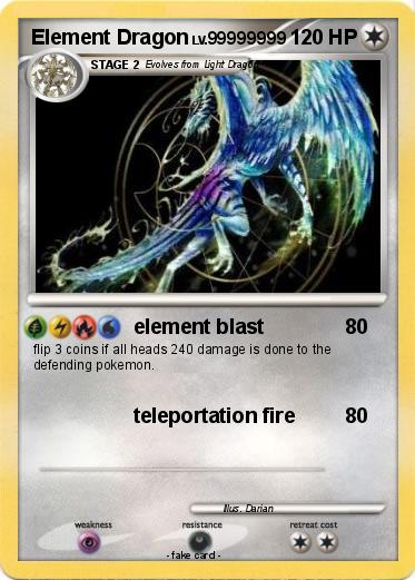 Pokemon Element Dragon