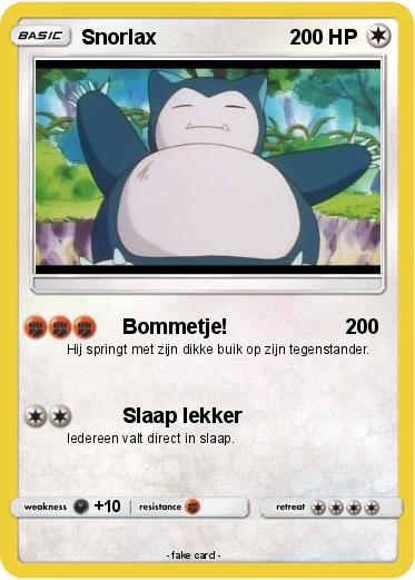 Pokemon Snorlax