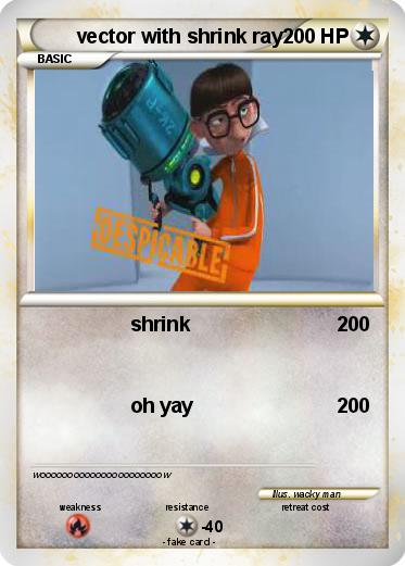 Pokemon vector with shrink ray