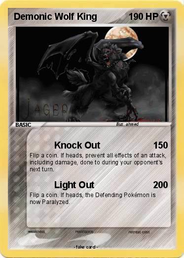 Pokemon Demonic Wolf King