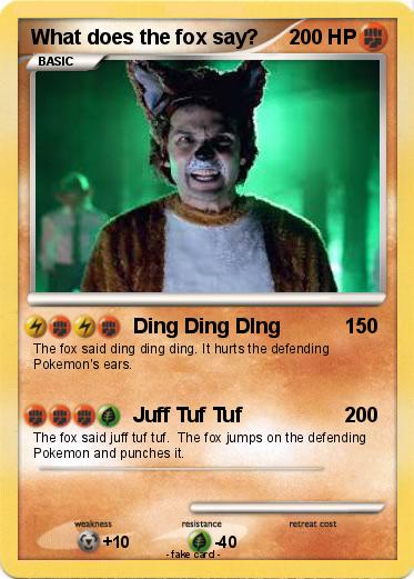 Pokemon What does the fox say?