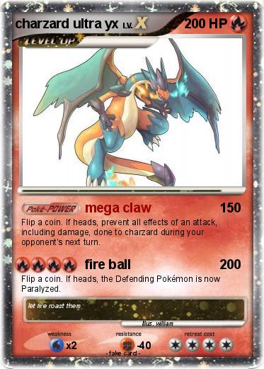 Pokemon charzard ultra yx