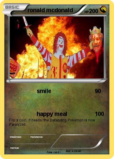 Pokemon ronald mcdonald
