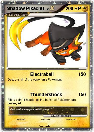 Pokemon Shadow Pikachu