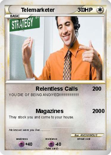 Pokemon Telemarketer                  0