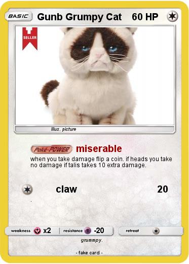 Pokemon Gunb Grumpy Cat