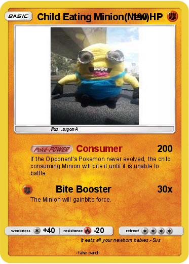Pokemon Child Eating Minion(New)