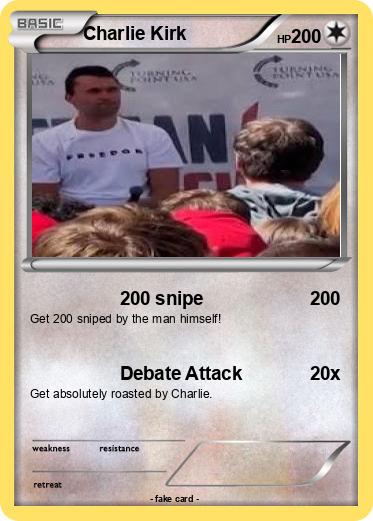 Pokemon Charlie Kirk