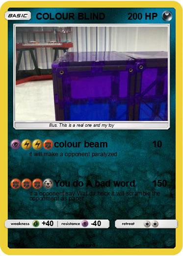 Pokemon COLOUR BLIND